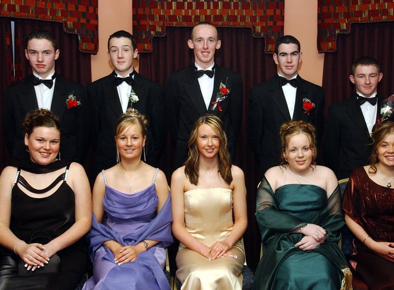 Seated, from left, are Aine McGuinness, Amanda Hegarty, Emma Coyle, Patricia Boyle and Jane McCarter. Standing, from left, are Brendan Harrigan, Gerard Porter, Enda McDermott, Patrick Doherty and Barry Robinson. (1401C03)