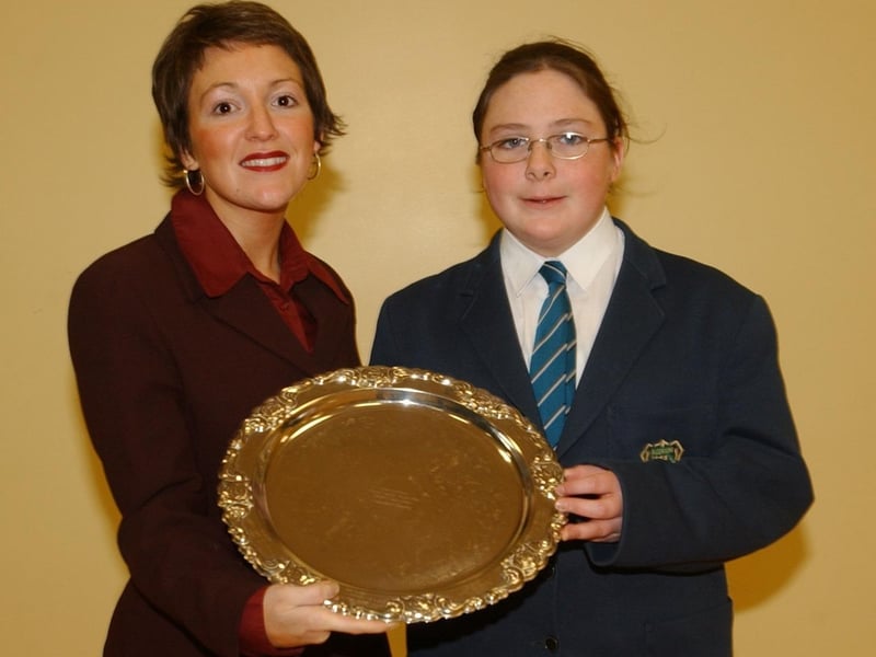 Thornhill College prizegiving ceremony in 2003