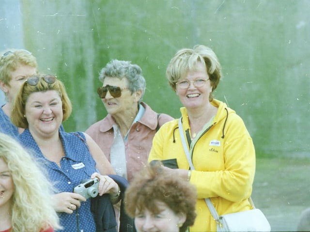 Happy faces at the Blessing of the Fleet ceremony in Greencastle.