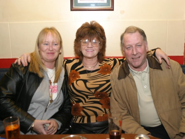 Out and about in The Talk of the Town in early 2004.