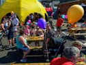 There was a good turnout for the Gasyard Féile’s Big Bog BBQ last year. Photo: George Sweeney. DER2232GS – 074