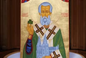 A new icon of Saint Patrick has been written by the Redemptoristine sisters of Drumcondra in Dublin