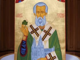A new icon of Saint Patrick has been written by the Redemptoristine sisters of Drumcondra in Dublin