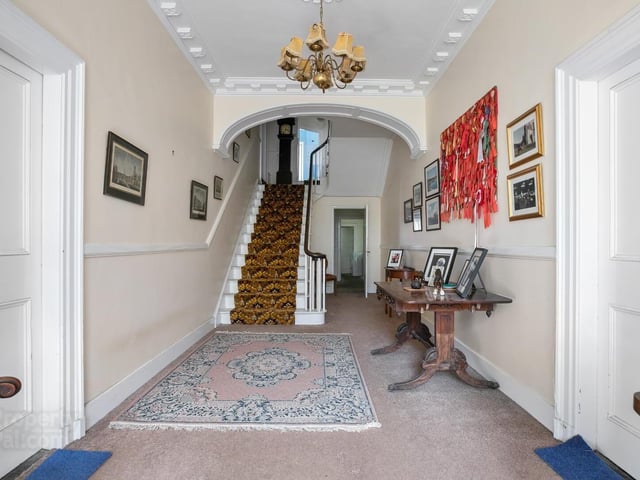 Brookhill House, 33 Ardlough Road is for sale at £650,000. The detached country residence was built around 1795 and comes with 35 acres of land. The house boasts seven bathrooms, three reception rooms and three bathrooms.:Brookhill House on the Ardlough Road.