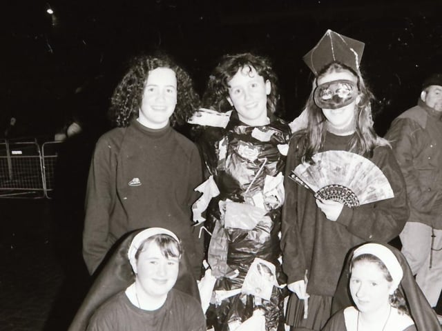 Derry folks dressed up for Halloween night, back in October 1994.