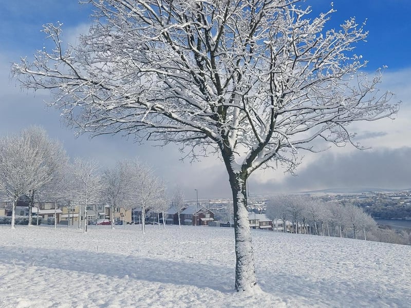 Derry in the snow
