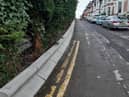 New heavy duty kerbing that has been installed at West End Park