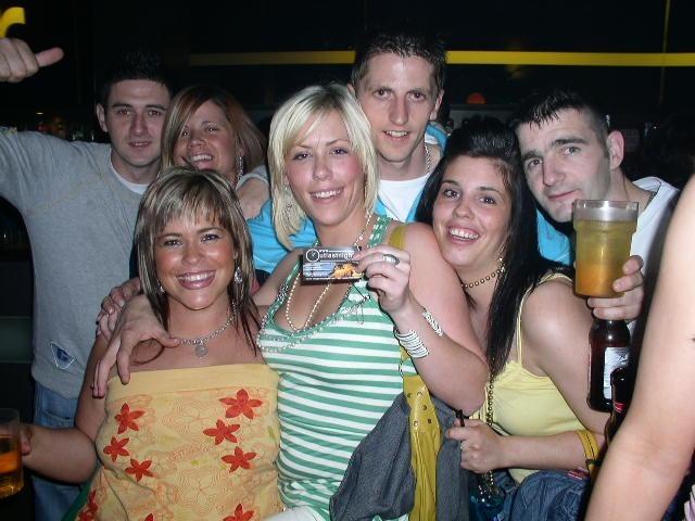 Pictured are people enjoying a night out at Sugar in Derry 20 years ago,