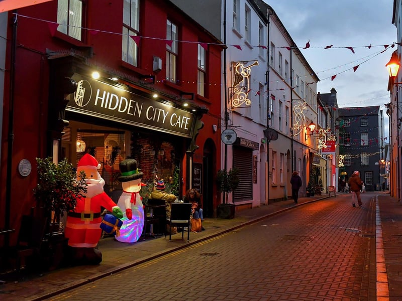 Christmas lights in Derry. Photo:George Sweeney