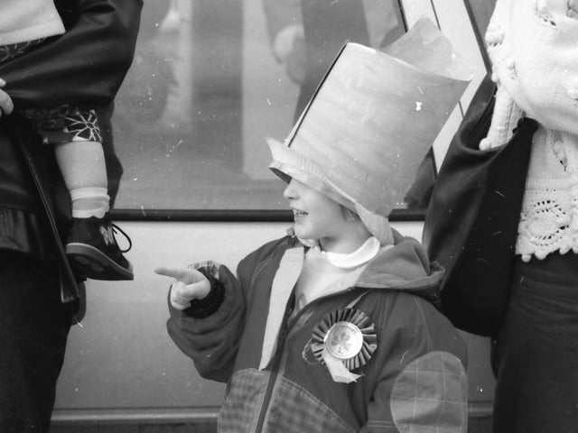 The St. Patrick's Day parade in Moville in 1998.