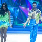 Singer Brooke Scullion with her Dance Partner Maurizio Benenato during Dancing With The Stars Series 6 .