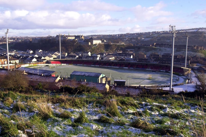 Derry in the snow in the early 2000s.