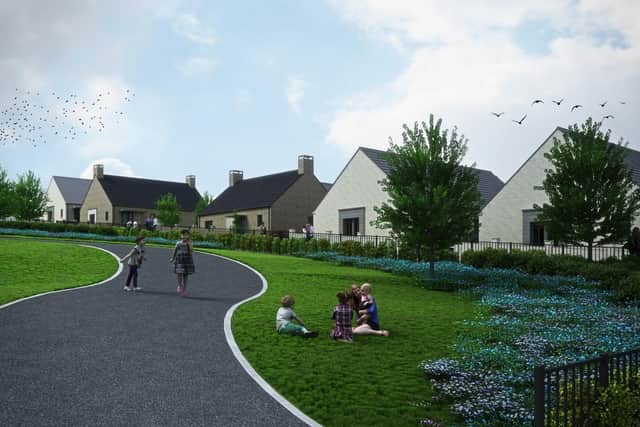 A CGI rendering of one of the developments planned.