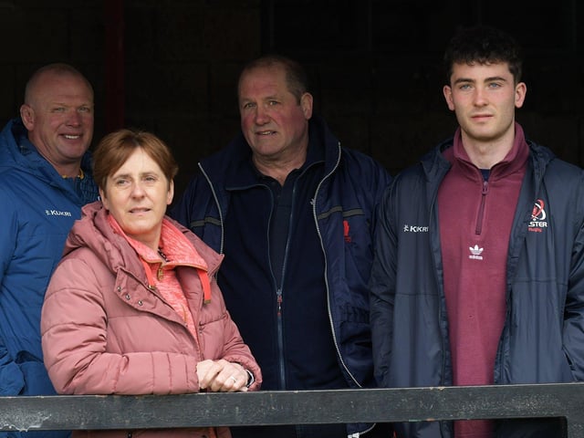 Rugby fans at the Ulster v Connacht game at Judges Road. Photo: George Sweeney