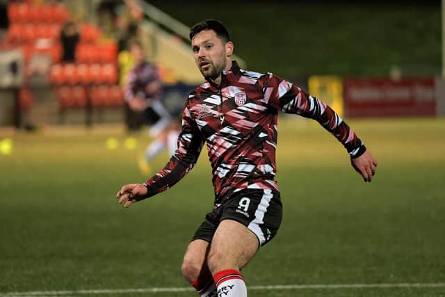 City striker Pat Hoban is feeling good ahead of the new season.  Photograph: George Sweeney