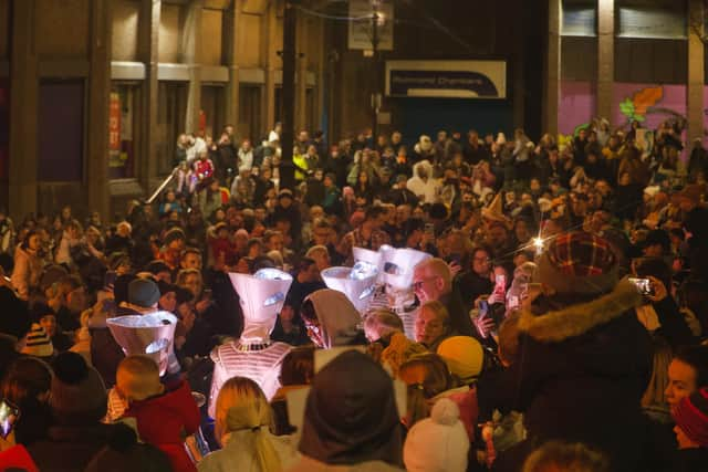 Crwods at Derry Halloween last year. (Picture: Conor McClean)