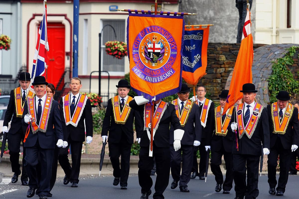 Orange March Riots Traffic disruption expected with 300 Orangemen due to parade through ...