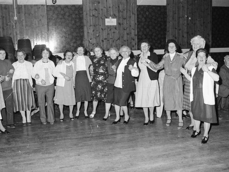 St Eugene's Parish Senior Citizens Party in the parish hall