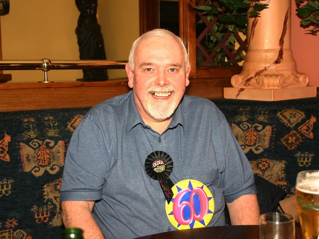 Tony Gibson takes a rest after recieving the shock of the Surprise party. 2307/dd