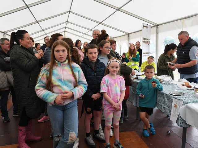 Kids at the Muff Féile. Photo: George Sweeney