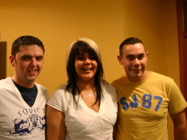 Derry parties in October 2004. McLaughlin