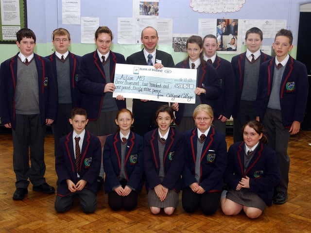 Derry and Donegal secondary school pupils in October 2003