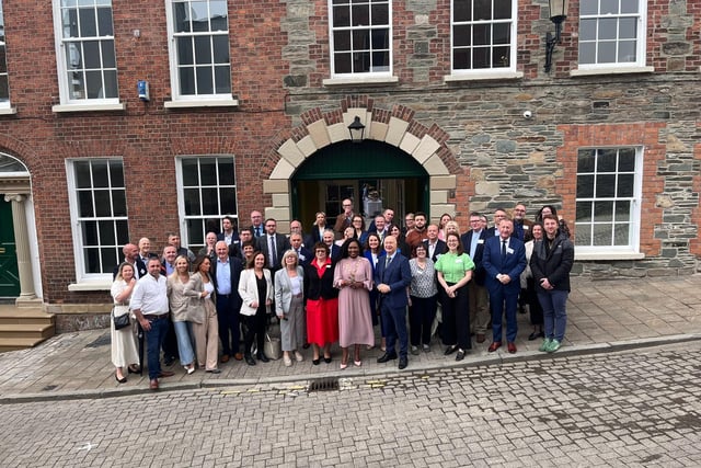Group pictured at the opening on Friday.
