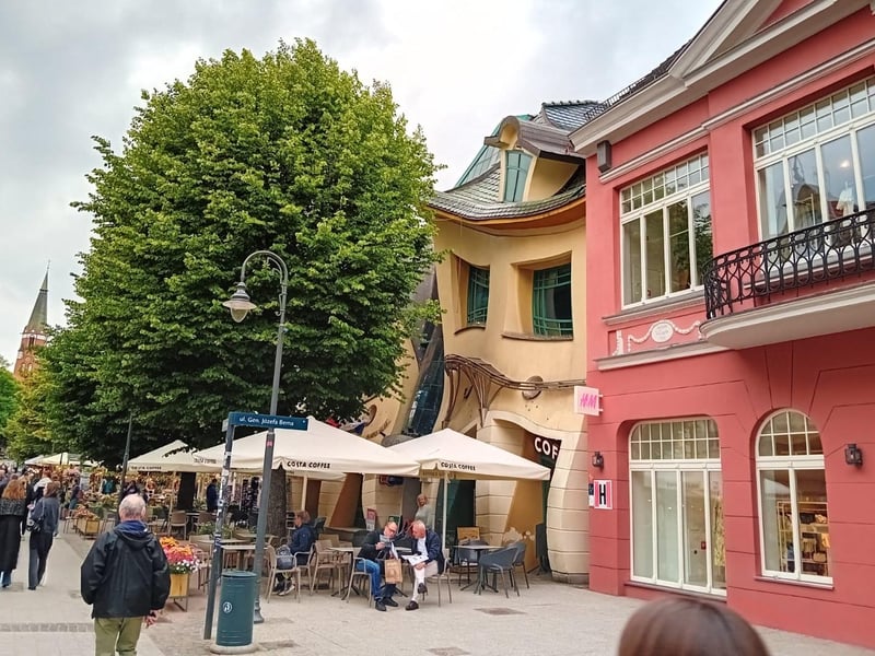 The famous 'Crooked House' in Sopot was inspired by fairy-tales.