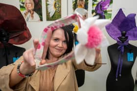 Sinead McGarrigle who won the NWRC award for Commitment and Studentship for Level 5 HND in Textiles.  : .