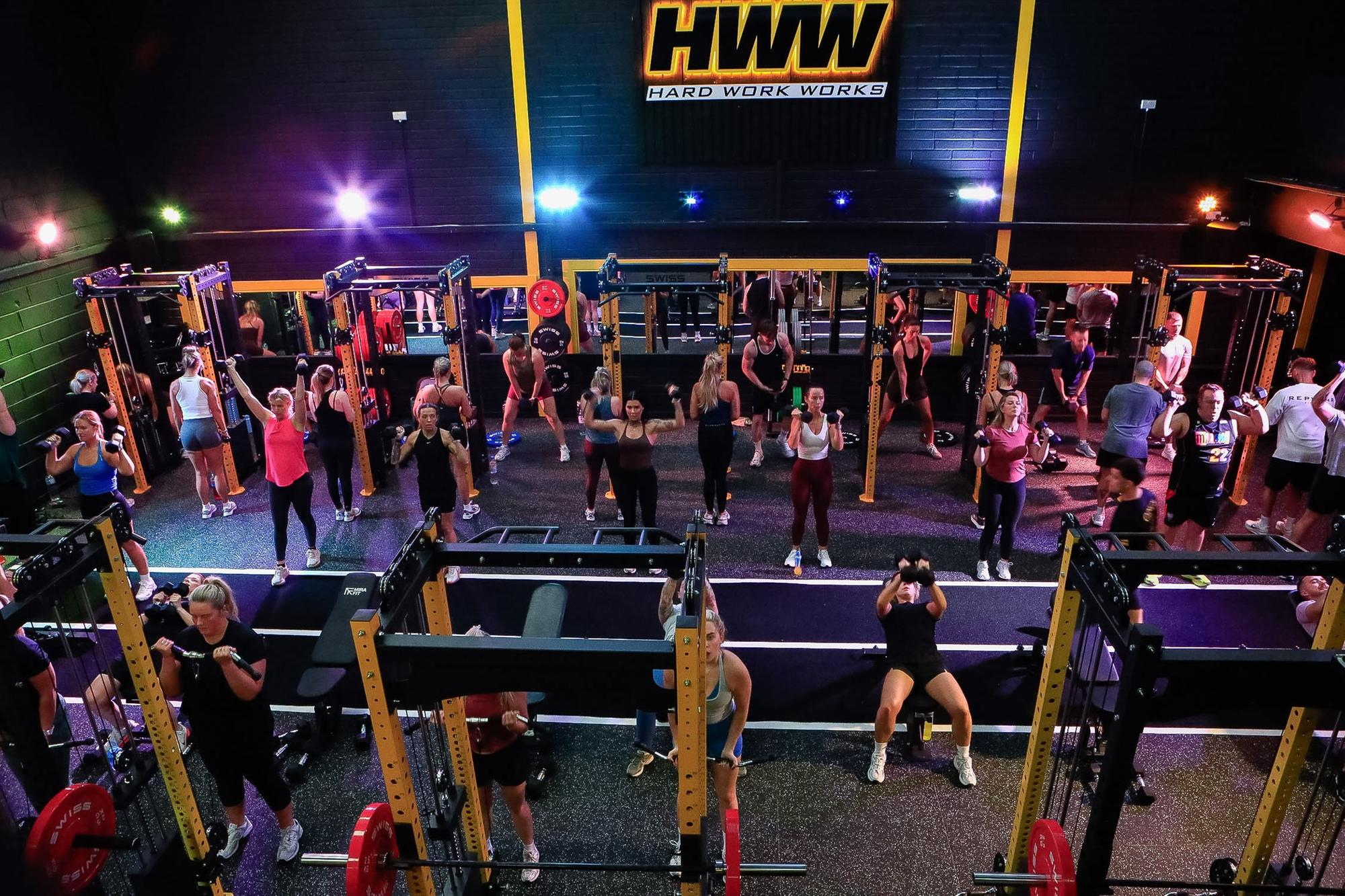 The Opening of Hard Work Works Gym in Ballinaska Business Park on Sunday morning. (Photo - Tom Heaney, nwpresspics)