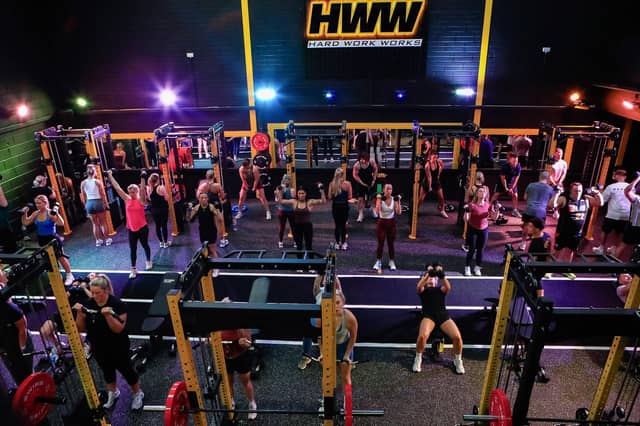 The Opening of Hard Work Works Gym in Ballinaska Business Park on Sunday morning. (Photo - Tom Heaney, nwpresspics)