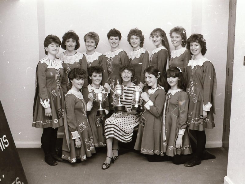 Winners and competitors at Feis Dhoire Cholmcille back in 1984.