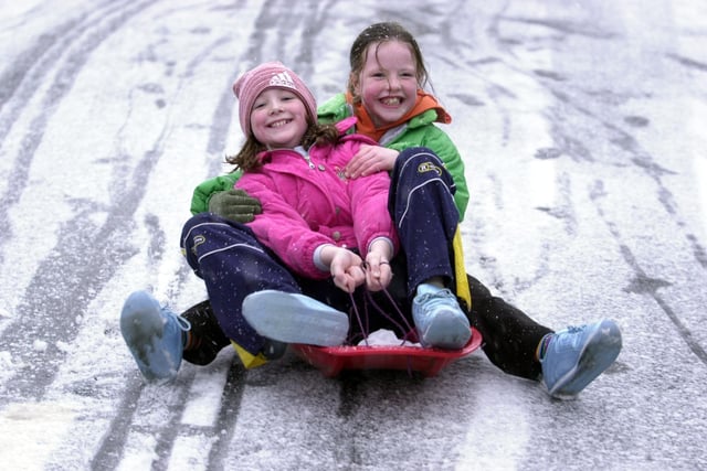 Derry in the snow in the early 2000s.