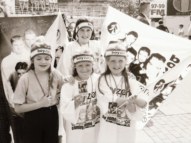 The Boyzone Roadshow in Derry back in July 1995