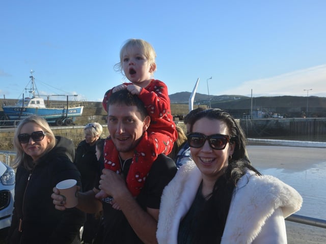 Malin Head St Stephen's Day Swim in aid of Malin Head Community Association Ltd and Ronald McDonald House. Pictures: Malin Head Community on Facebook:Malin Head St Stephen's Day Swim