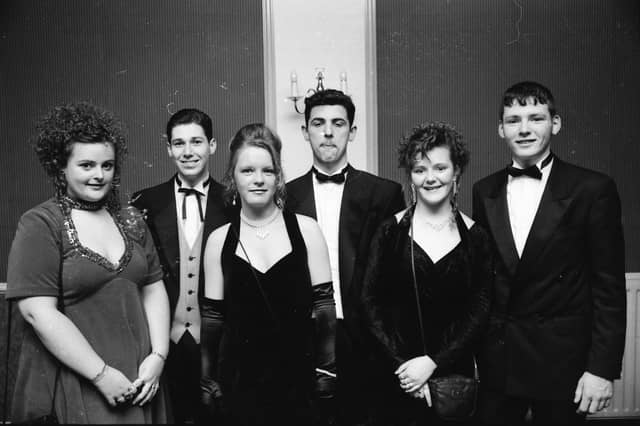 Attendees at the St. Brigid’s High School formal in February 1994