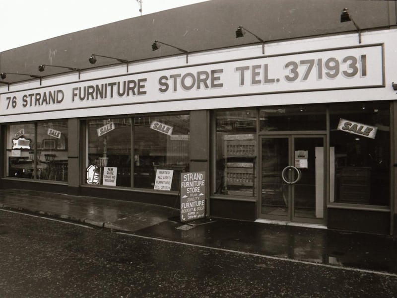 The Strand Furniture Store back in 1994.