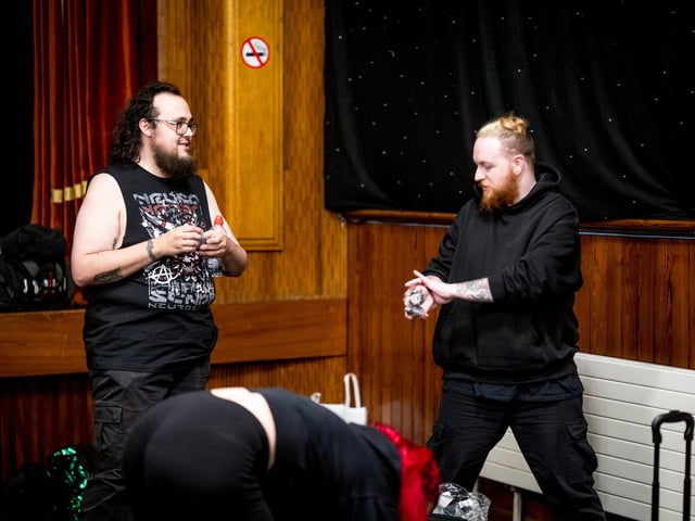 These wrestlers discuss their upcoming fights.