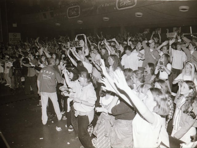 Boyzone performed at the Rialto Derry in July 1995.