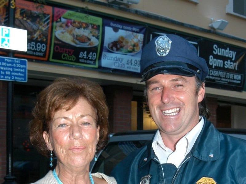 Celebrations with Jean McGahey.
