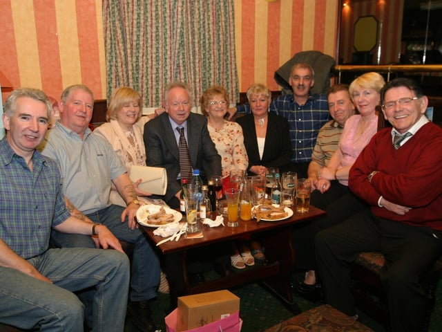Party celebrations back in April 2004.