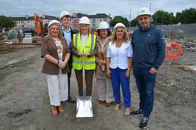 Sinn Féin MLA Ciara Ferguson has welcomed the official sod cutting ceremony by the First and Deputy First Ministers at Meenan Square development this week.