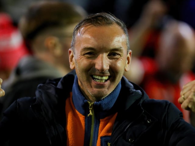 Derry City fan Martin Clifford can't hide his excitement after watching the Brandywell club make another cup final.