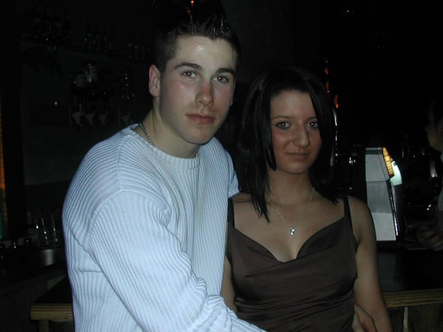 A night out in Derry in January 2004.
