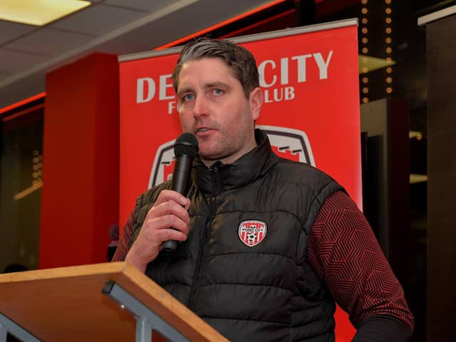 Derry City manager Ruaidhrí Higgins may have to widen his search for a striker after talks with Dundalk over Pat Hoban reportedly stalled.