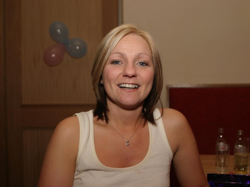 Parties and celebrations back in 2004: Jacqui Doherty.