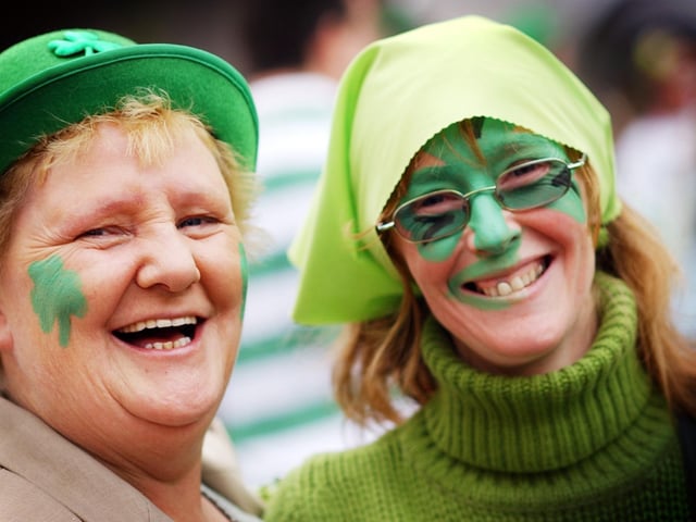 Pictured are people enjoying the St Patrick's Day celebrations in Derry 20 years ago on March 17, 2005.