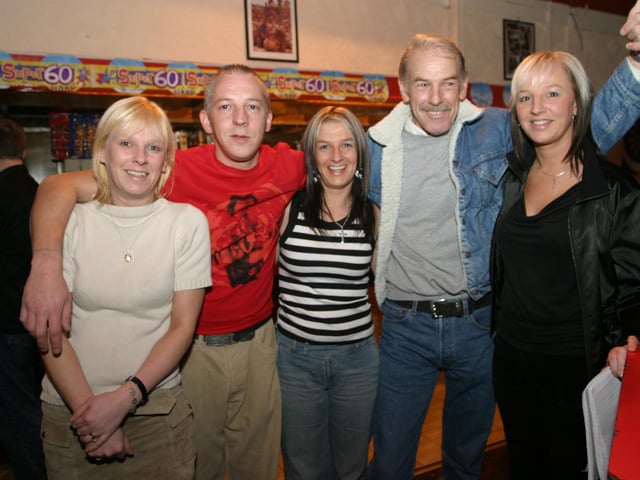 Pictures of Derry people partying in November 2003