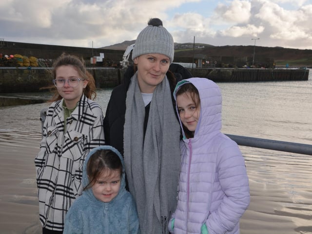 Malin Head Community Christmas Day Swim at Portmor Beach.