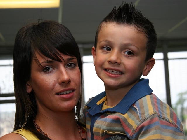 Oran Roddy celebrating his birthday.